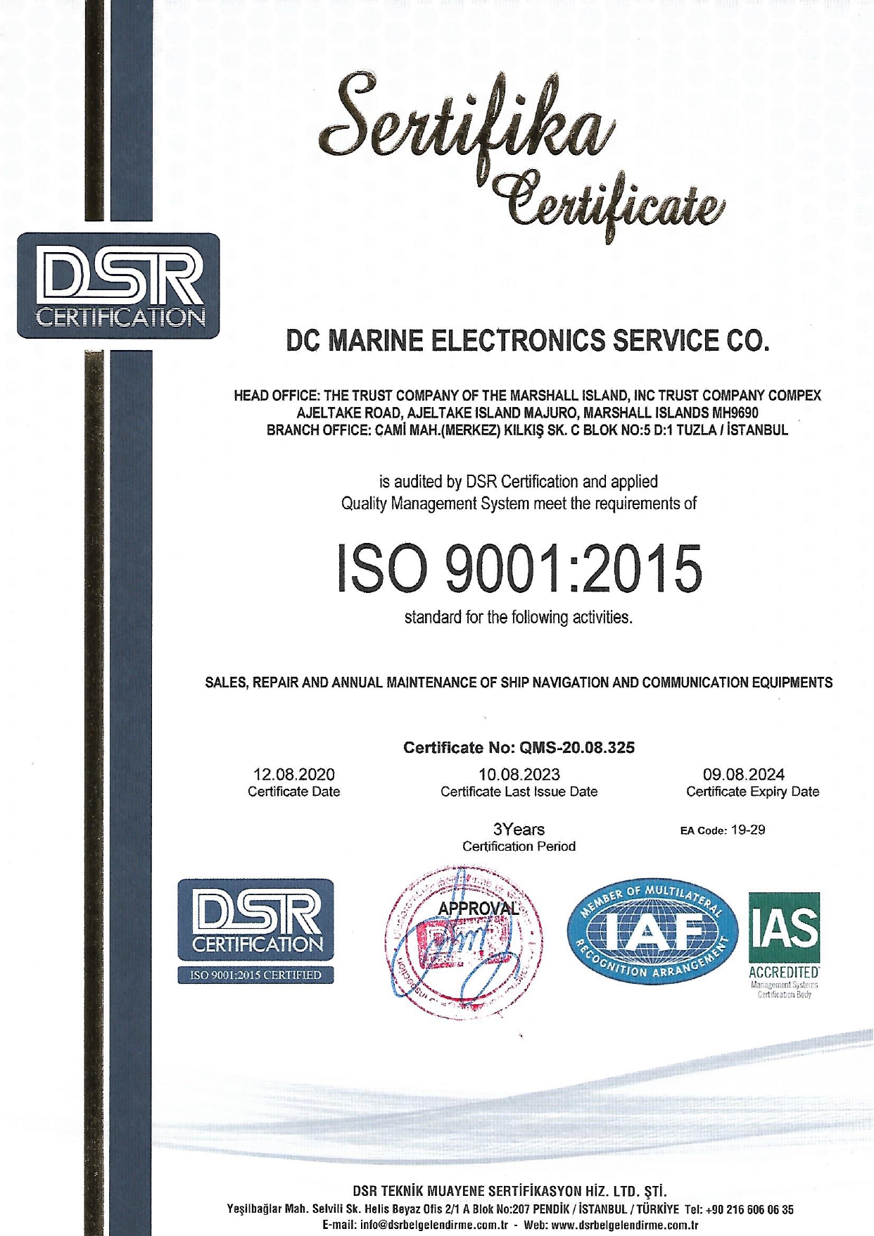 About us DC Marine Electronics Service